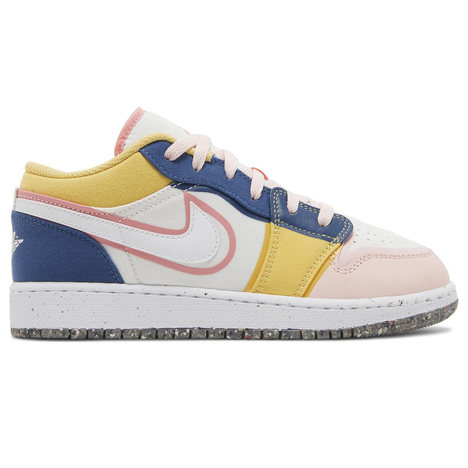 

Кроссовки Air Jordan 1 Low SE GS 'Multi-Color Canvas', Белый