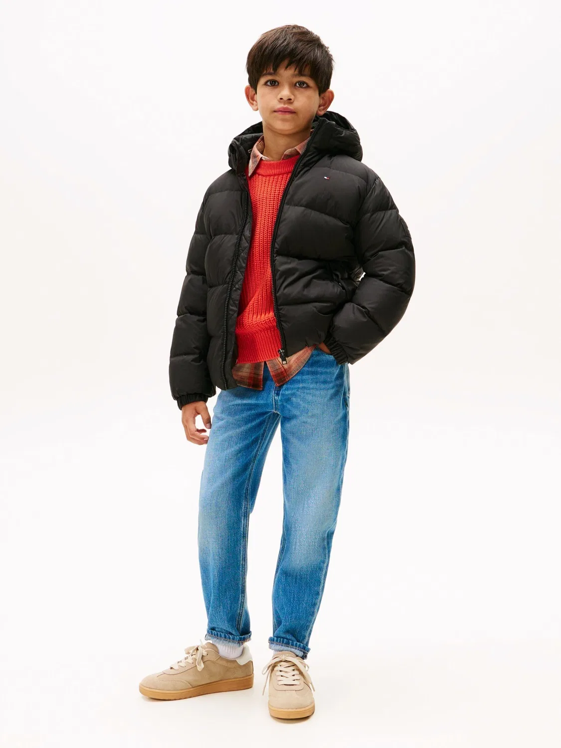 Пуховик даун-филлед Tommy Hilfiger, черный — фото 3