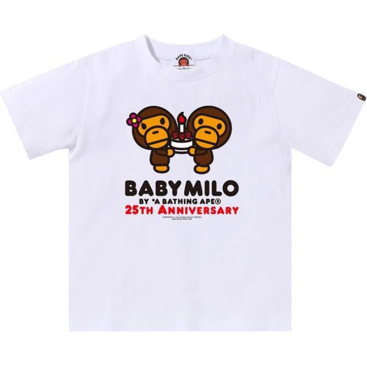 Футболка детская с круглым вырезом A BATHING APE, Black — фото 2