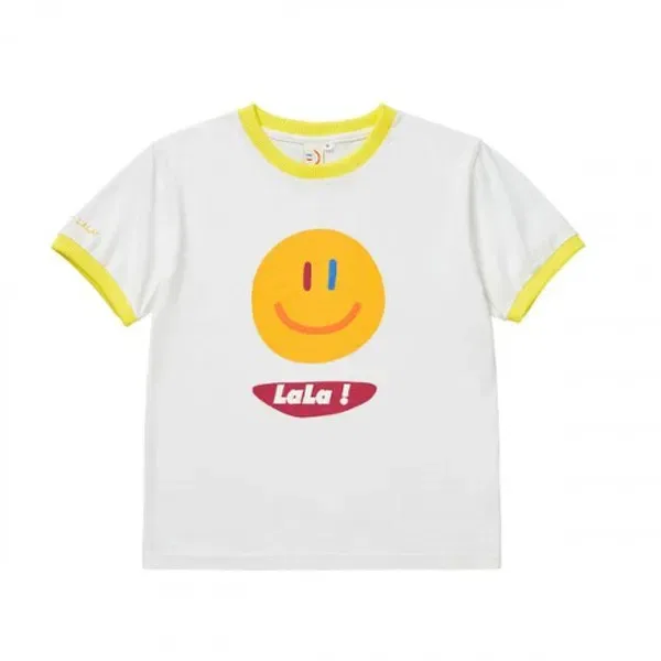 Футболка детская с двумя тонами, Lala, желтый