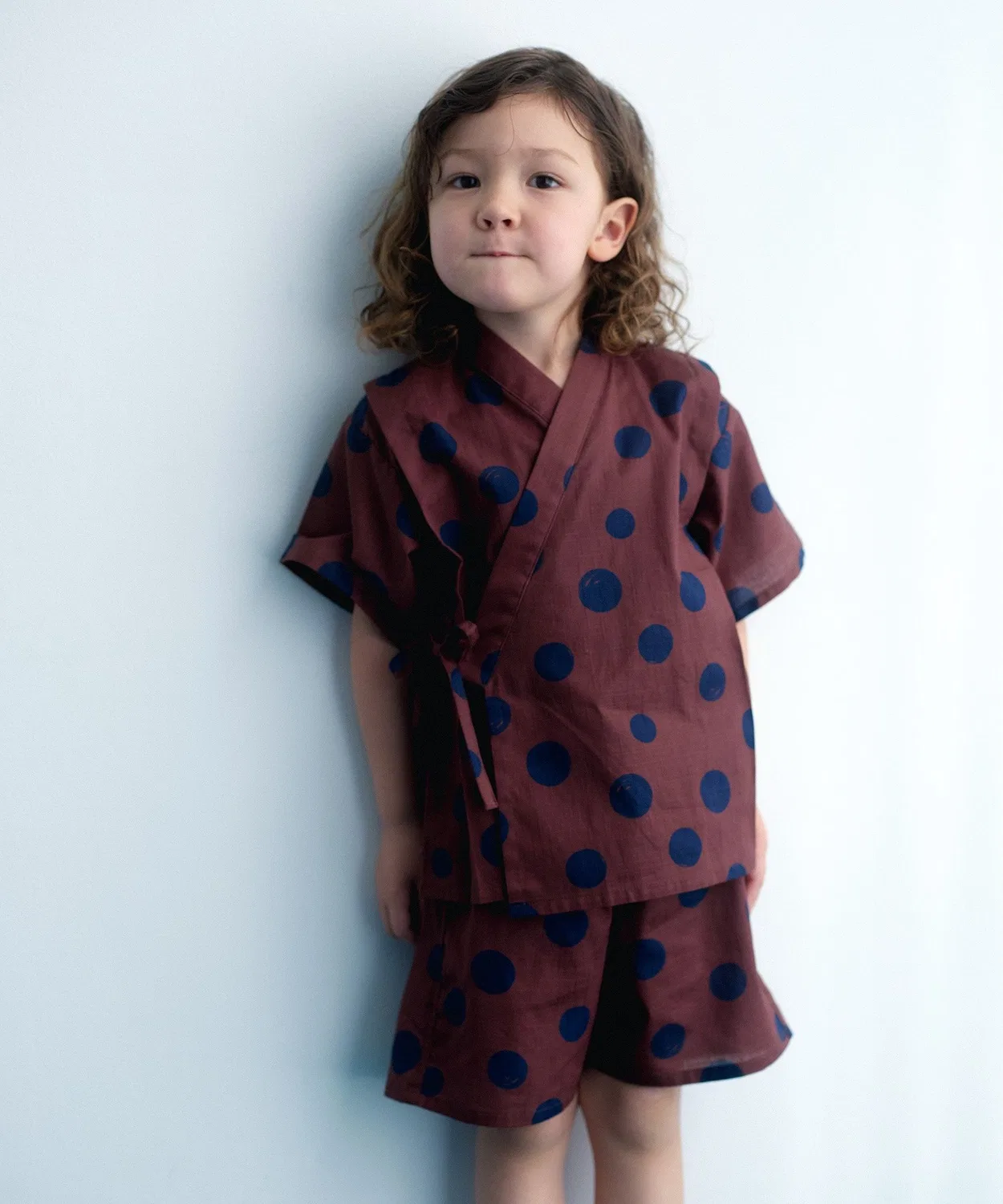 Детское кимоно с принтом Dot Kids green label relaxing, Brown