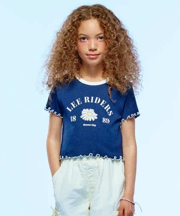 Футболка с принтом Daisy, Lee Kids, Navy