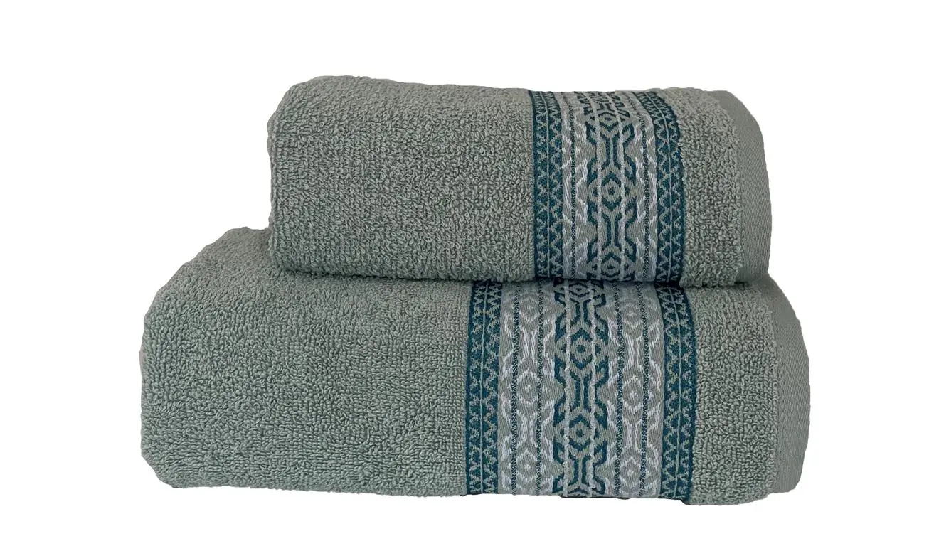 

Набор полотенец Re Sole Lisa, 55х105/40х60, серо-бирюзовый