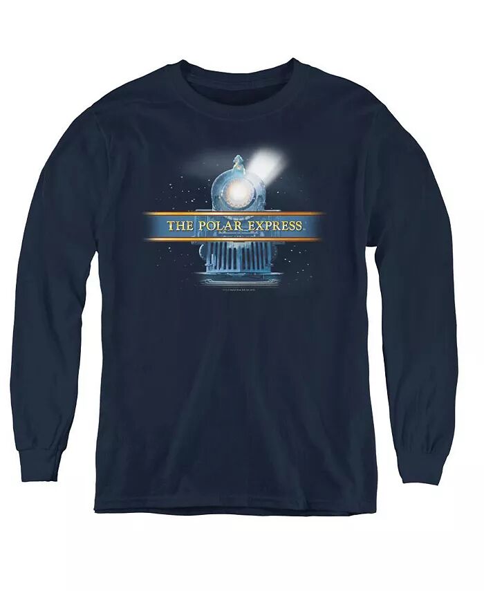 

Свитшот с длинным рукавом с логотипом Train для мальчиков Polar Express, синий