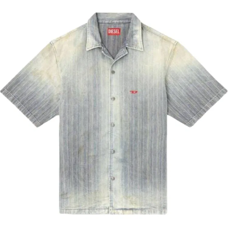 Мужская рубашка с коротким рукавом D Nabil DIESEL, Blue