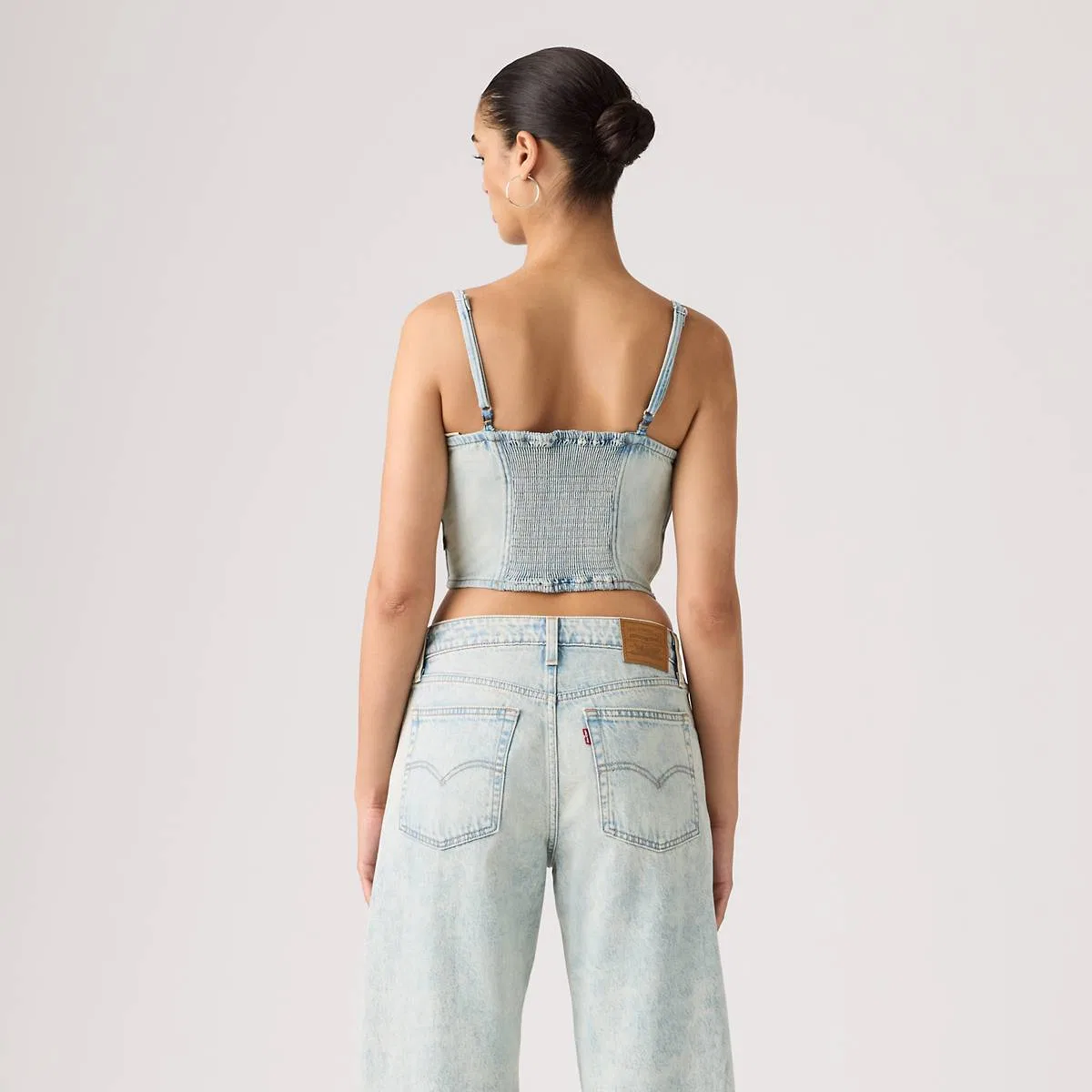 Майка с квадратным вырезом Levi's, Cielito Lindo Tank - Light Wash — фото 3