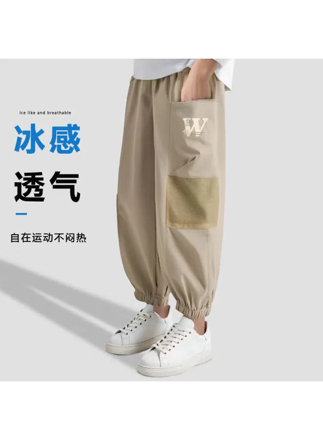 Jeanswest Брюки-джоггеры быстросохнущие с эффектом охлаждения, светло-хаки — фото 2