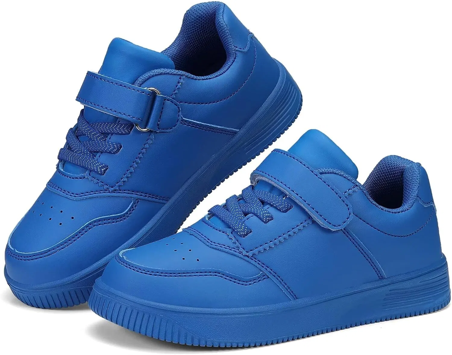 Детские кроссовки из кожи с принтом DSWED, Leather Wear-Blue — фото 2