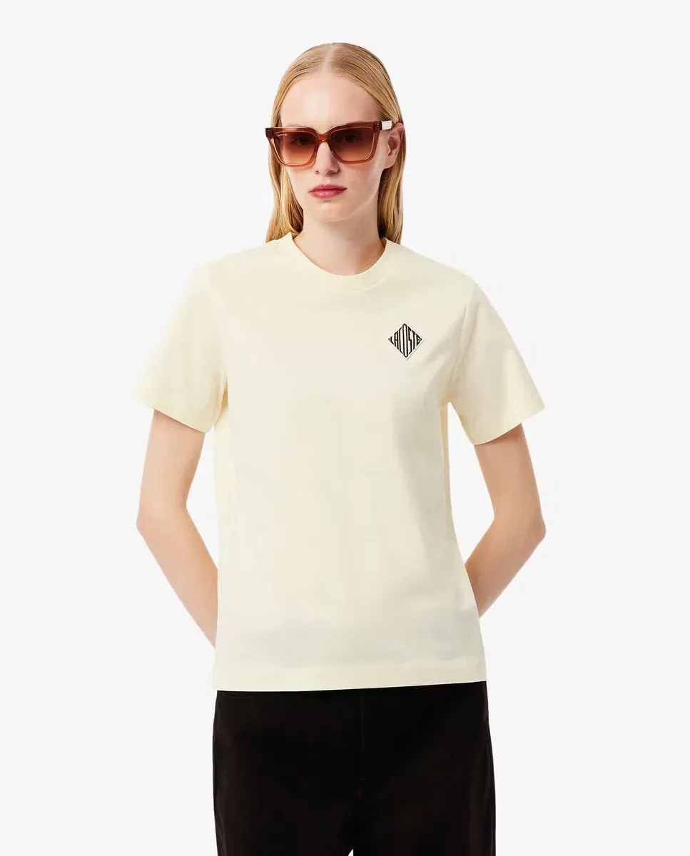 Футболка Lacoste Amarillo с принтом