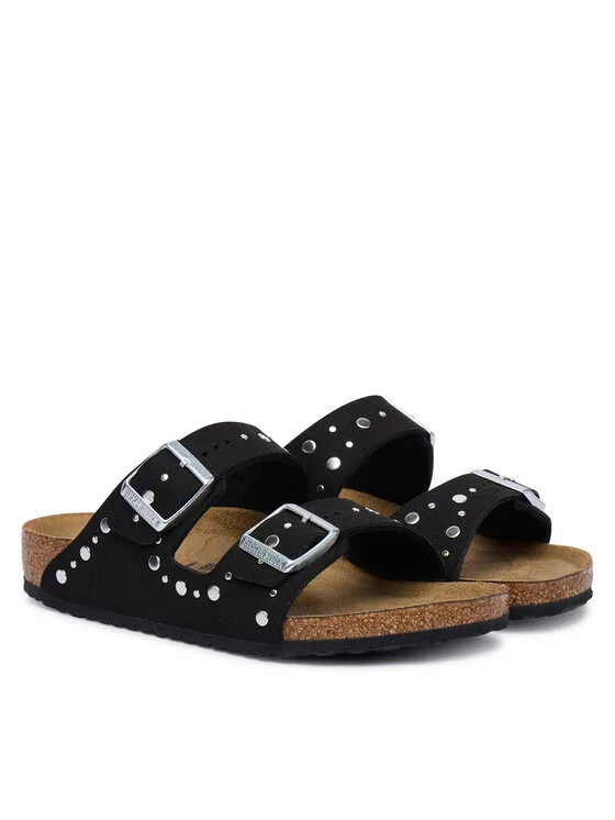 Шлепанцы Arizona Rivet Birkenstock, черный — фото 2