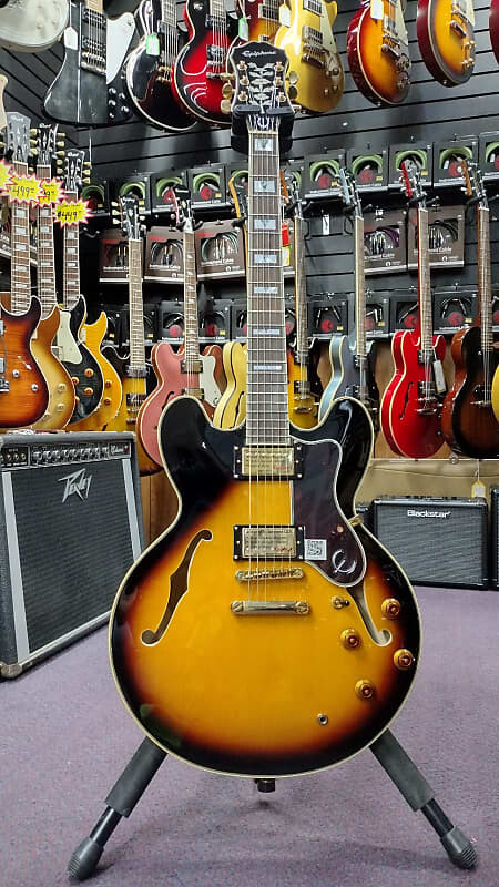 

Эпифон Шератон II Про Epiphone Sheraton II Pro with Rosewood Fretboard
