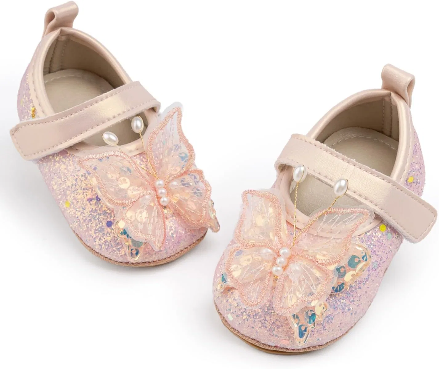 Детские туфли Мэри Джейн для девочек с бантом HsdsBebe, Pink