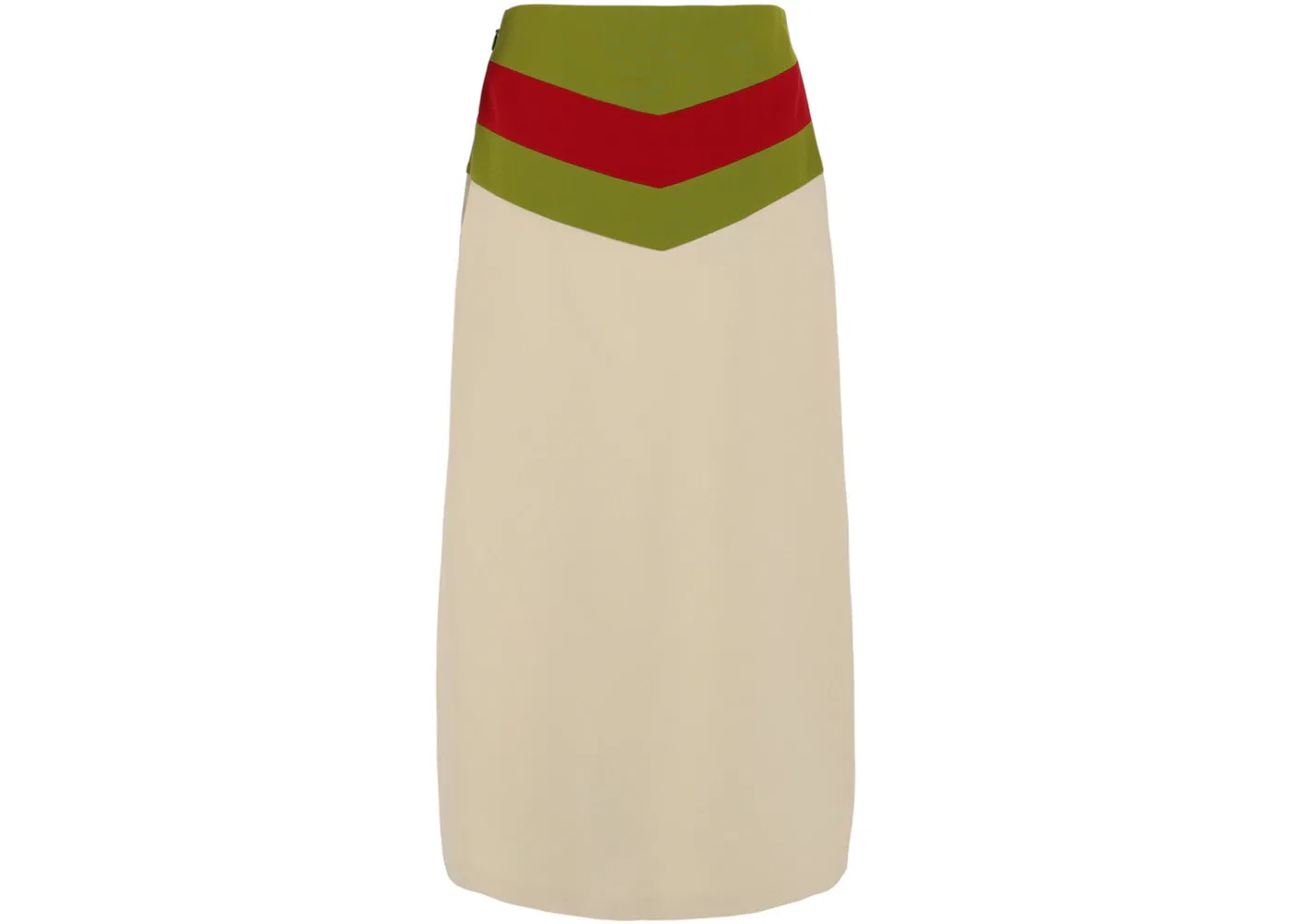Женская юбка с принтом Gucci Skirt, White — фото 2