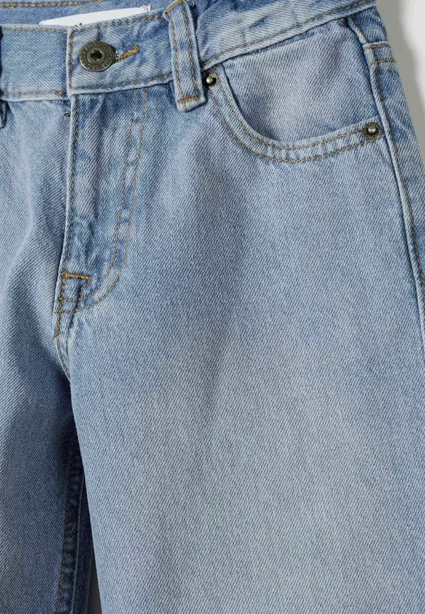 Брюки джинсовые Relaxed cut Minoti, Light Blue Denim, светло-голубой — фото 4