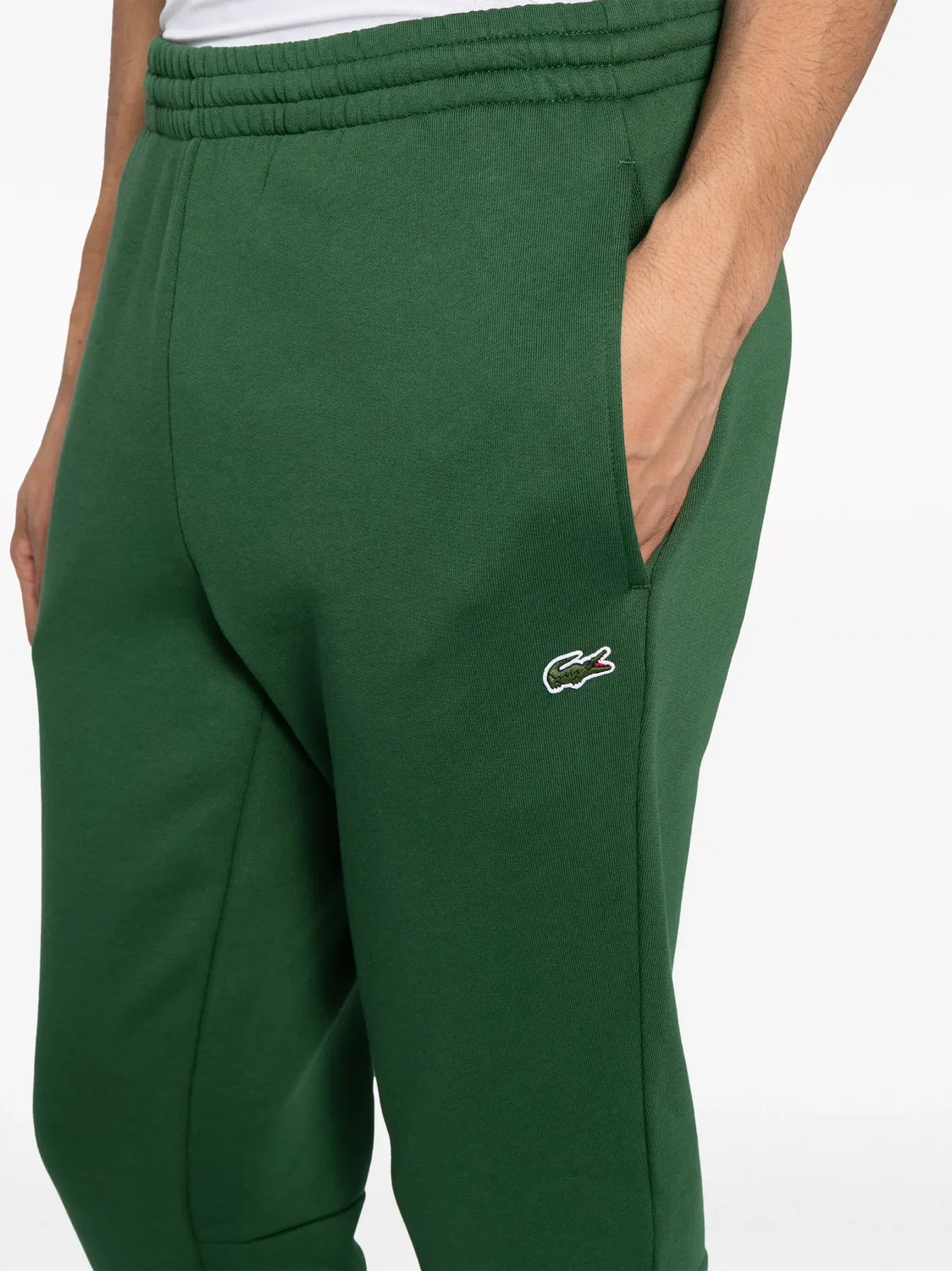 Спортивные штаны с логотипом Lacoste, зеленый — фото 4