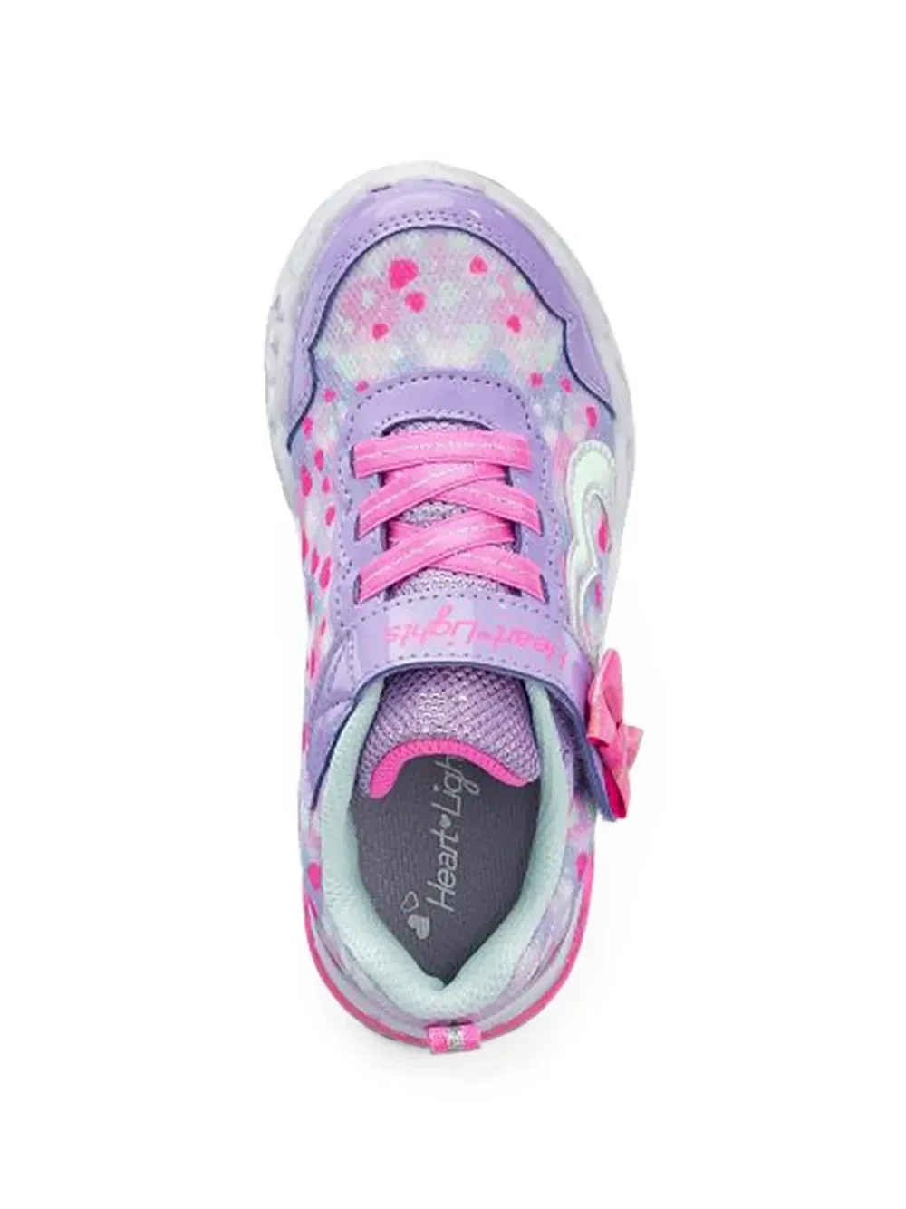 Кроссовки Flutter Heart Lights Skechers, фиолетовый — фото 4