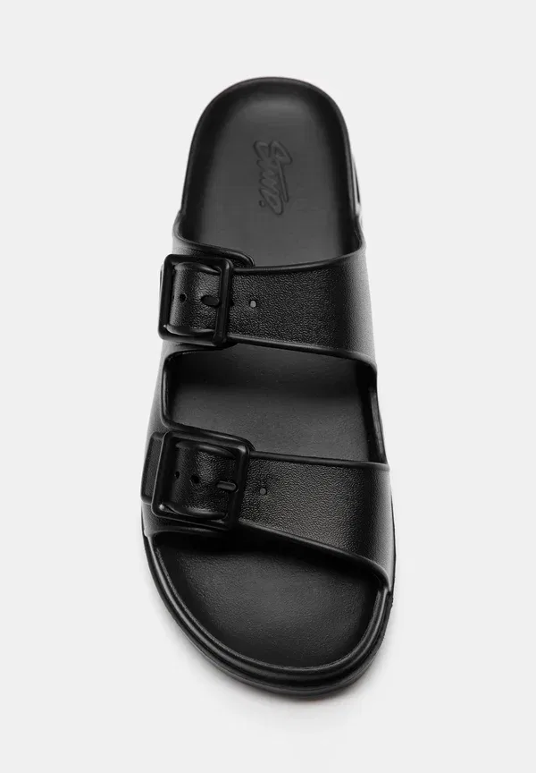 Босоножки-мюли пляжные Pull&Bear, черный — фото 3
