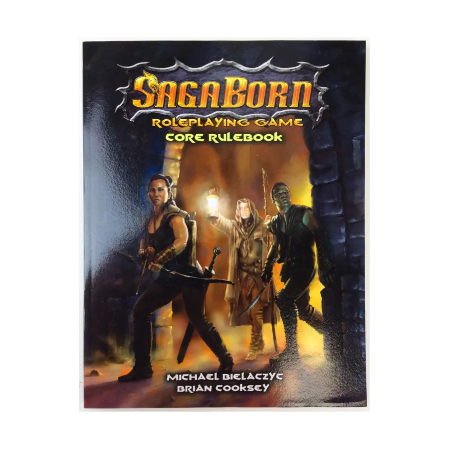 

SagaBorn Core Rulebook (1st Edition), SagaBorn RPG, мягкая обложка