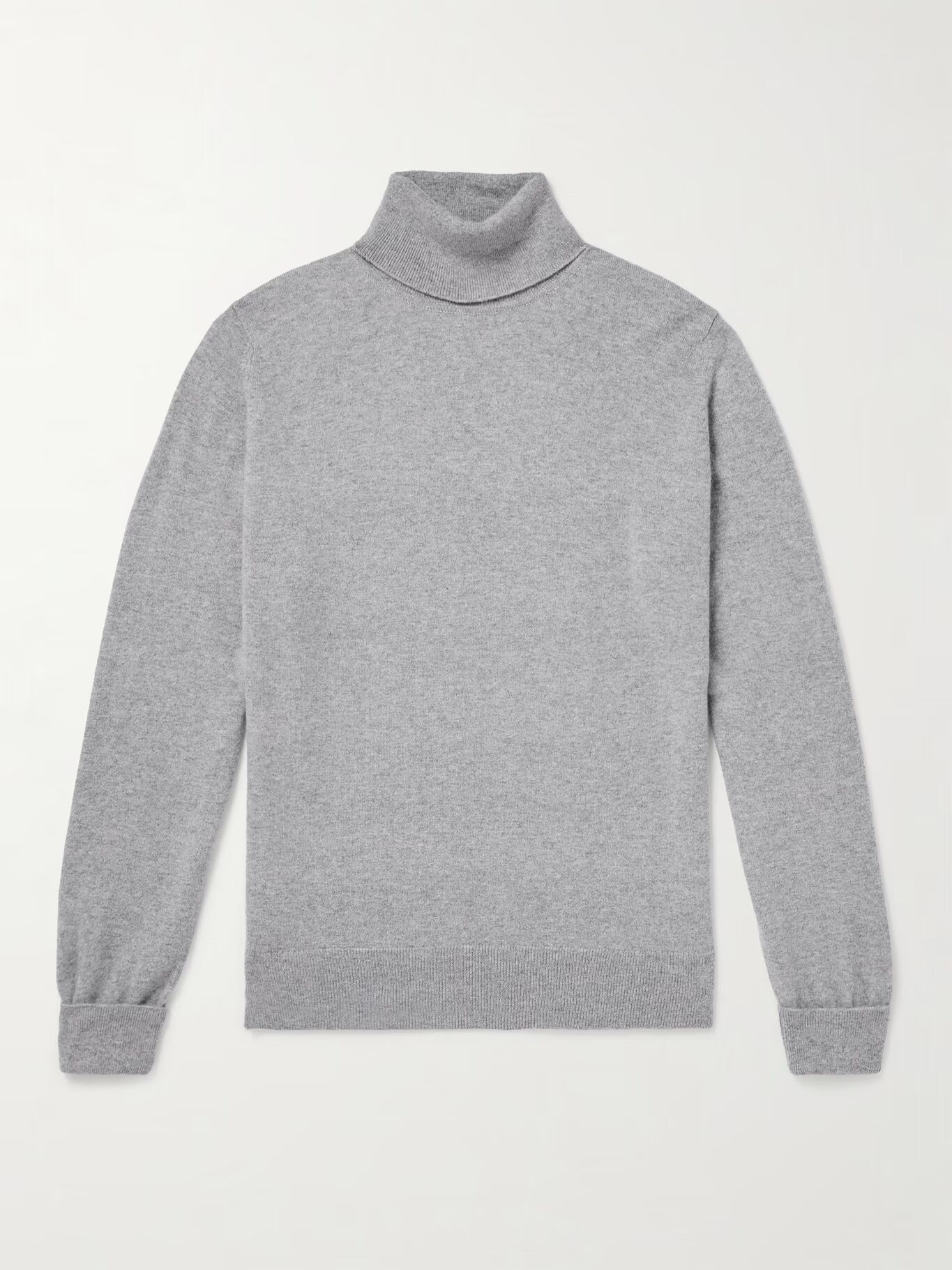 

Кашемировый свитер Oxton Slim-Fit с высоким воротом WILLIAM LOCKIE, серый