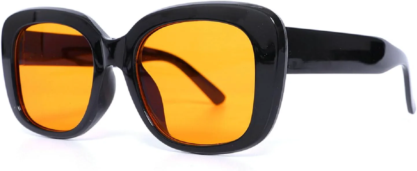 

Ретро-солнцезащитные очки-пилот квадратной формы для женщин и мужчин, модные винтажные очки-пилот 90-х годов с защитой от ультрафиолета UV400 mincl, Yellow