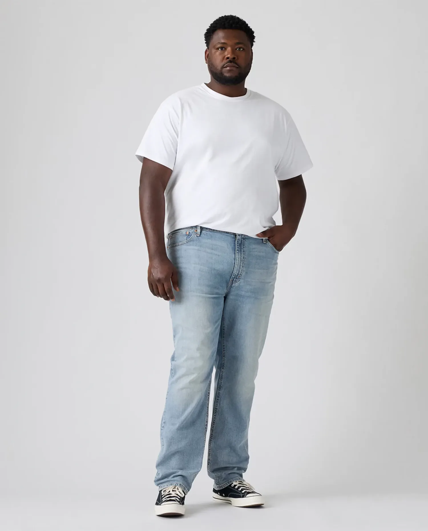 Мужские спортивные джинсы Vaquero de hombre 541 Athletic Taper с эластаном больших размеров Levi's, светло-голубой
