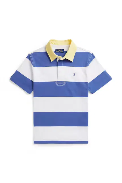 Поло хлопковое Polo Ralph Lauren, синий — фото 2