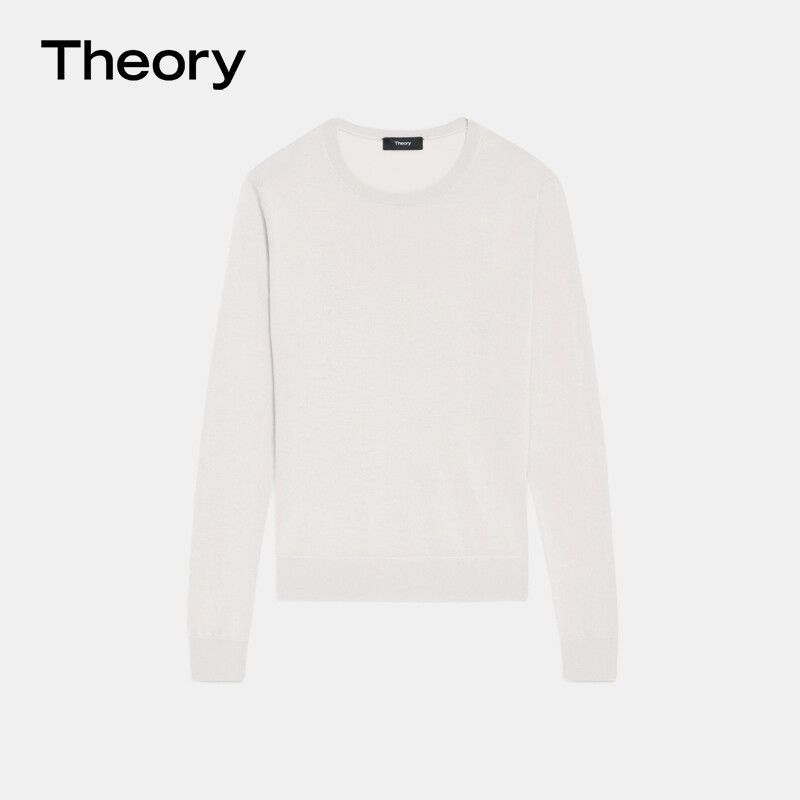 

Пуловер женский Theory с круглым вырезом, серый