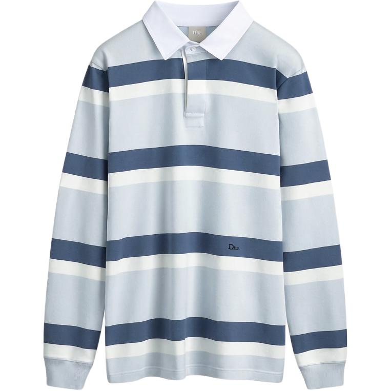 

DIOR Поло для мужчин, синий, с воротником, умеренная посадка