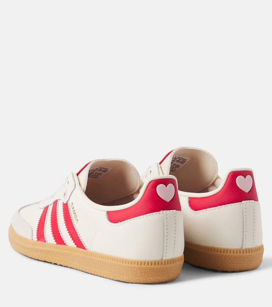 Кроссовки Samba OG с замшевой отделкой Adidas Originals Kids, белый — фото 2