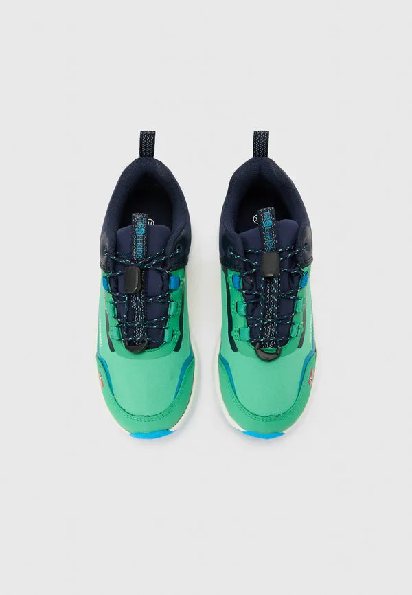 Походные ботинки bjordal унисекс Trollkids, Emerald Green/Dynamic Blue/Navy — фото 4
