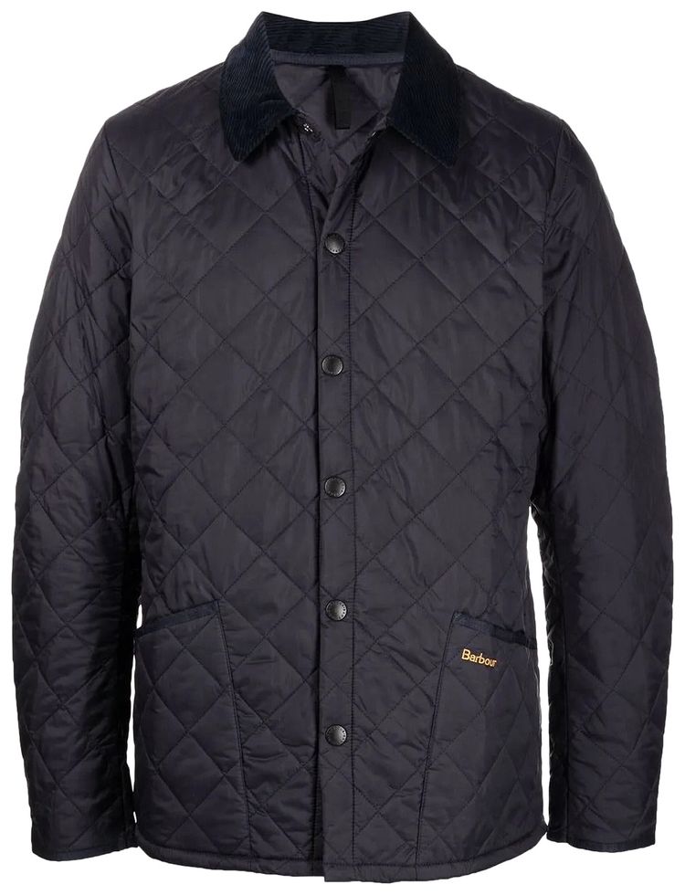 

Стеганая куртка Barbour Heritage Liddesdale, темно-синяя