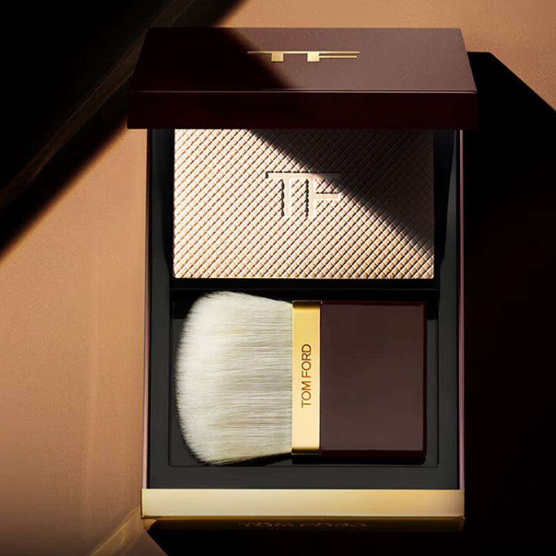 TOM FORD Помада TF Ultra Fine Tube с мягким карамельно-розовым порошком для макияжа, осветляющая тон кожи, 9г+0,9г — фото 3