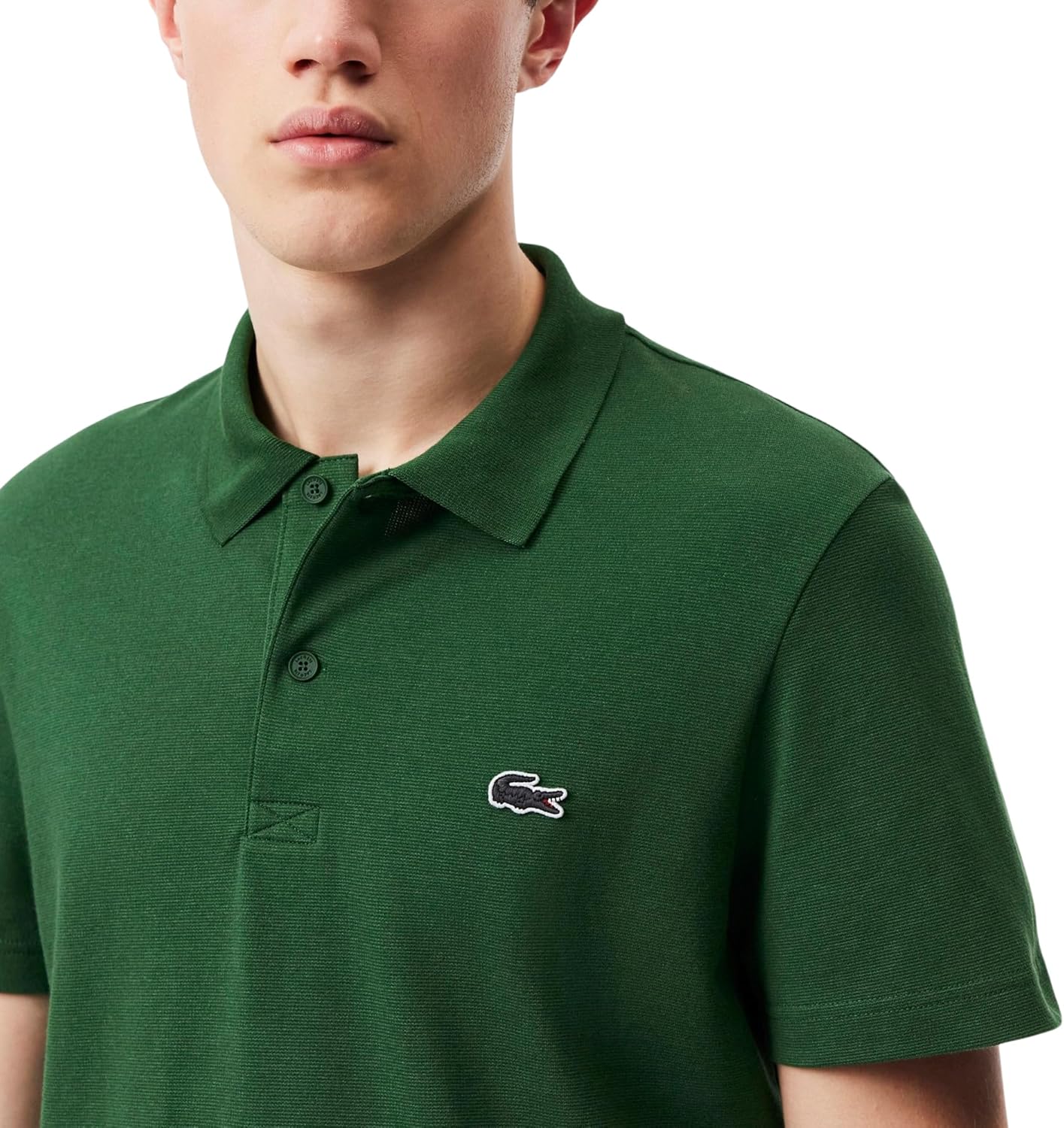Lacoste мужская поло Regular Fit из хлопкового микса, Green — фото 2