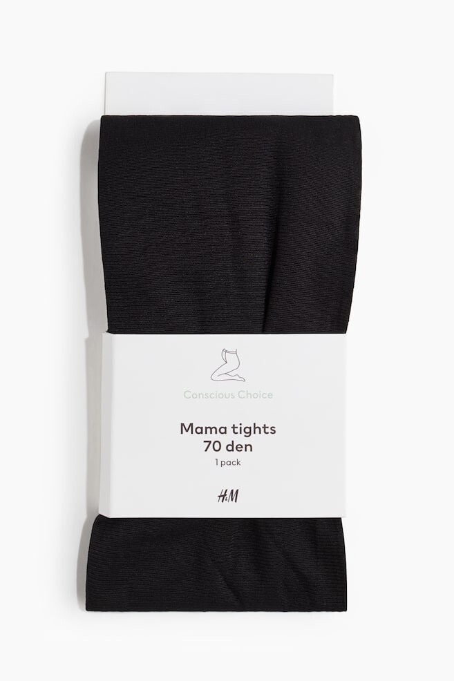 

Колготки mom плотностью 70 ден H&M, черный