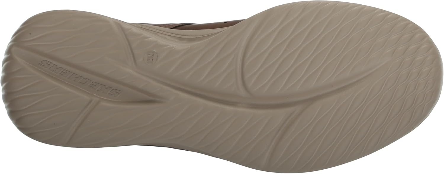 Мужские слипоны Skechers USA Slade - Zachary Hands Free Skechers Usa Men'S, коричневый — фото 4