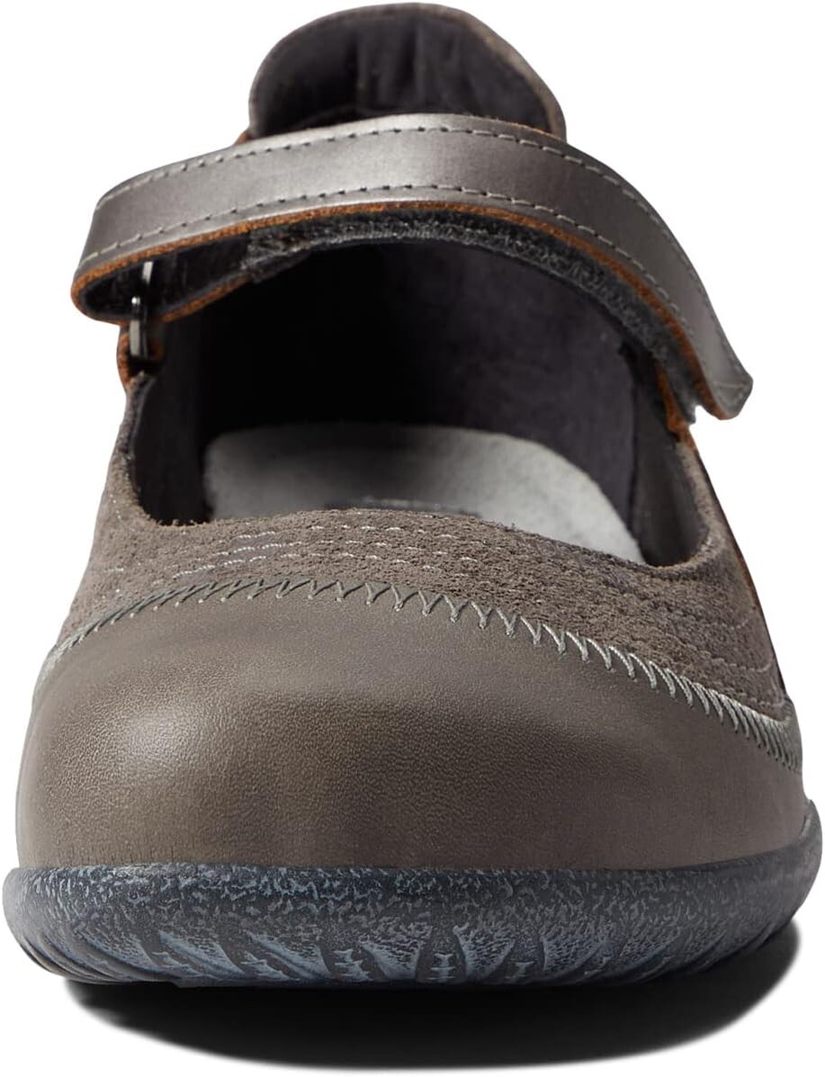Балетки Kirei Naot, цвет Gray Marble Suede/Foggy Gray Leather/Mirror Leather — фото 2
