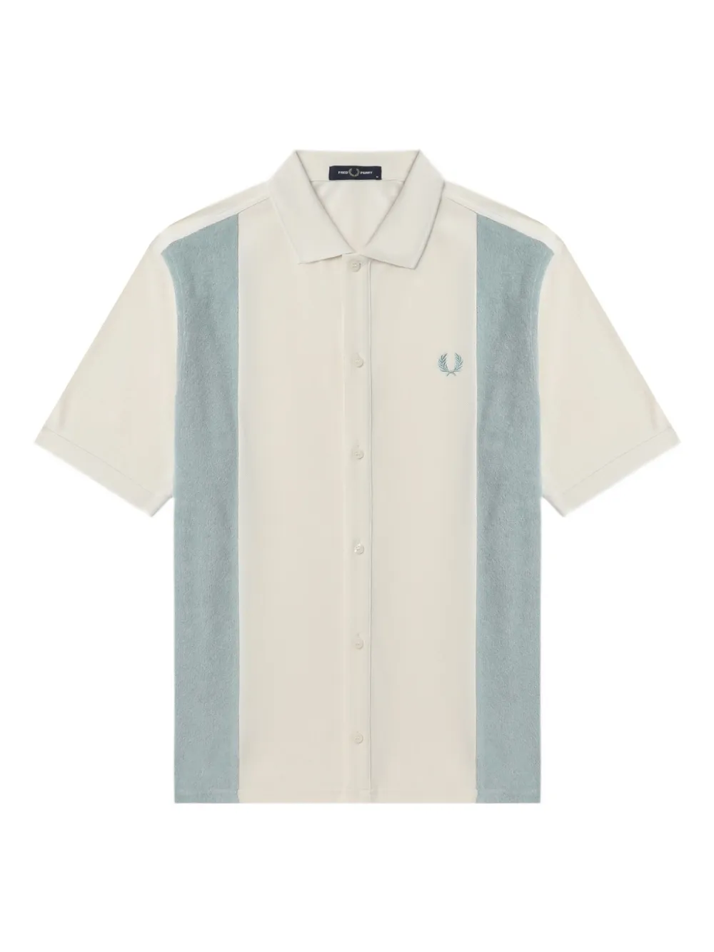 

Рубашка Toweling Panel с короткими рукавами Fred Perry, нейтральный