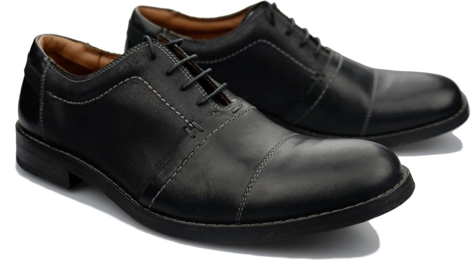 Мужские кожаные туфли Clarks Getit Man, черный — фото 3