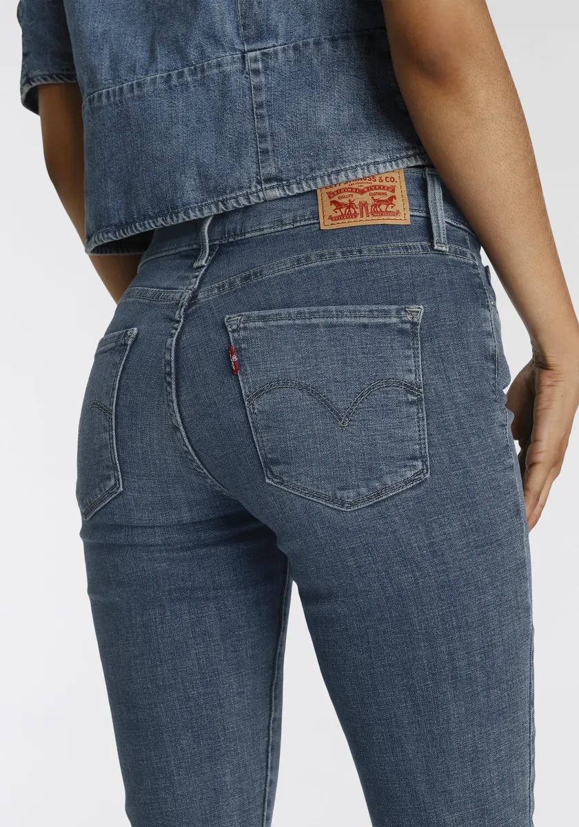 Джинсы Levi's узкого кроя "311 Shaping Skinny", модель с 5 карманами, джинсовый — фото 4