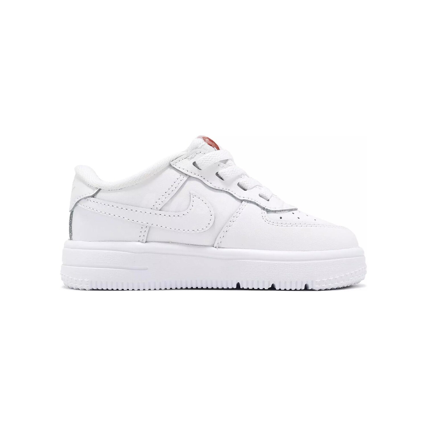 Кроссовки Nike Force 1 Low LV8 EasyOn TD 'Rainbow Lace Swoosh', белый/зеленый — фото 2