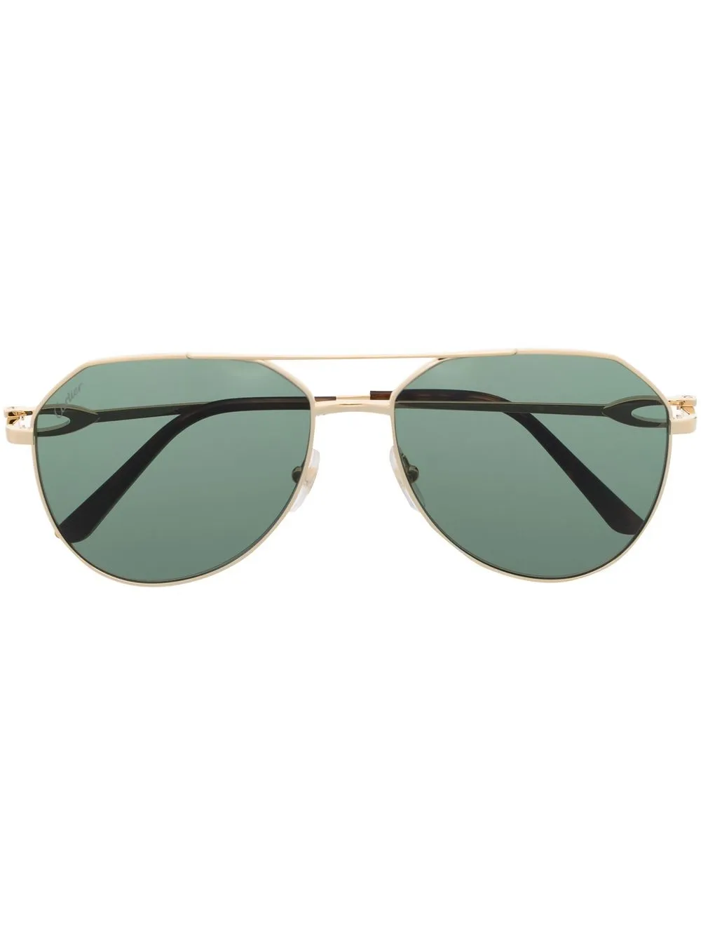 

Солнцезащитные очки-пилоты Cartier Eyewear, золотой