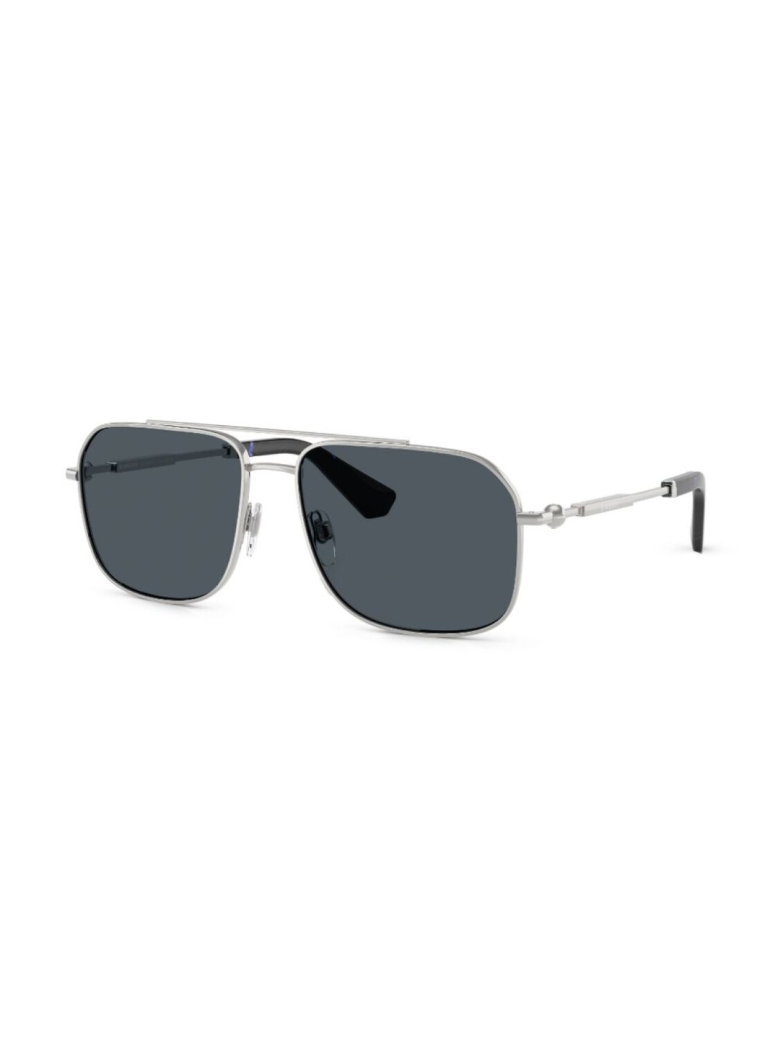 Солнцезащитные очки с логотипом Burberry Eyewear, серебряный — фото 2