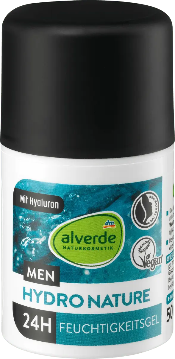 

Гель для лица Hydro Nature 24h Гиалуроновая кислота 50мл Alverde