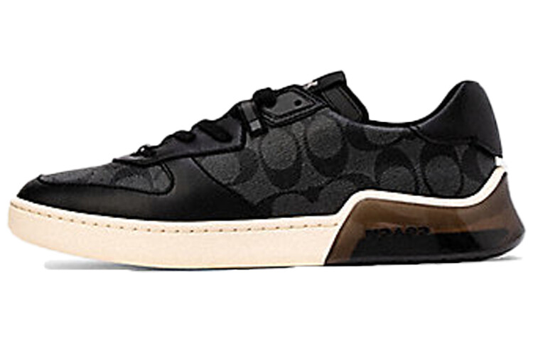 

Кроссовки COACH CitySole Skateboard Shoes Men Low-Top Black Beige White, Черный, Кроссовки COACH CitySole Skateboard Shoes Men Low-Top Black Beige White