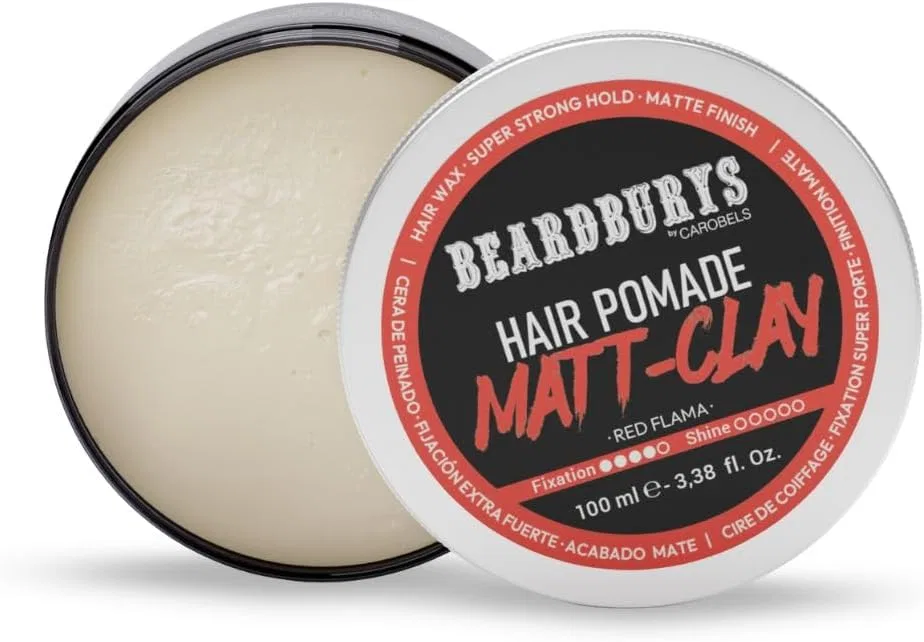 Матовая глина для волос «Matte Hair Clay» от Beardburys, 100 мл By Carobels Beardburys