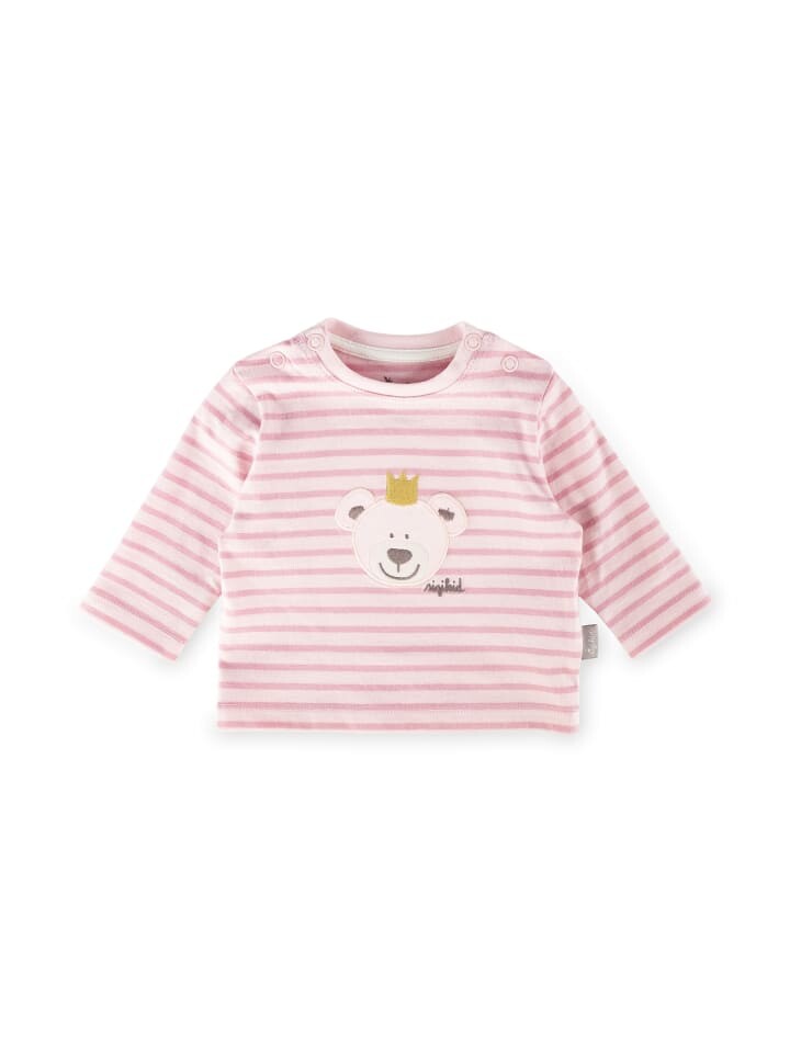 

Рубашка с длинным рукавом Sigikid Classic Baby, цвет pink gestreift