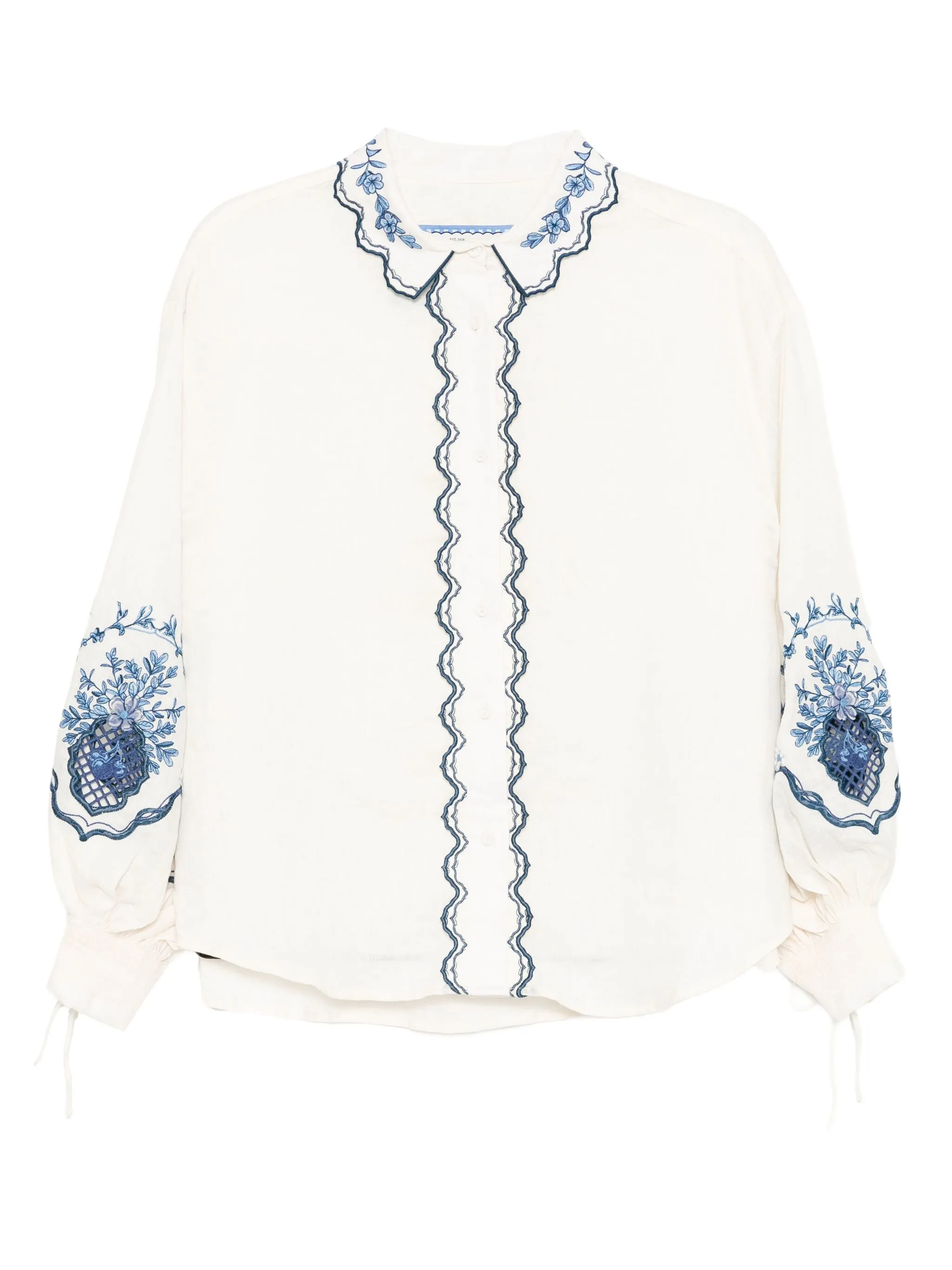 

Рубашка Abadía Wild Agua By Agua Bendita, нейтральный