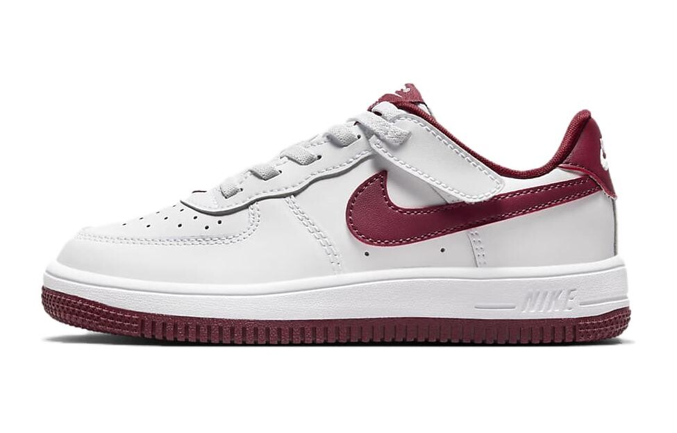 

Кроссовки для скейтбординга Nike Air Force 1 Kids, White/Red