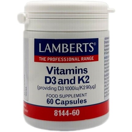 

Lamberts Витамины D3 и K2 60 капсул