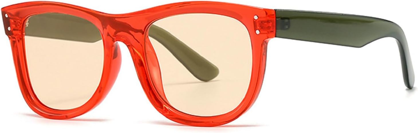 

Модные квадратные солнцезащитные очки-пилот для женщин, стильные очки для вождения с защитой от УФ-излучения, винтажные большие солнцезащитные очки для мужчин mincl, Yellow